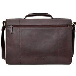 HIDESIGN Charles Large Double Gusset Leather 17" Laptop Compatible Briefcase Messenger Bag I Shoulder Bag For Men & Women - Size (L X W X H - 17.3 X 3.9 X 12.6 Inches) 6 HIDESIGN Charles Large Double Gusset Leather 17" Laptop Compatible Briefcase Messenger Bag I Shoulder Bag For Men & Women - Size (L X W X H - 17.3 X 3.9 X 12.6 Inches) -Samsonite || American Tourister || Travelpro Sales 51bh0LGDPrL