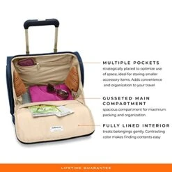 Briggs & Riley Cabin Spinner, Navy -Samsonite || American Tourister || Travelpro Sales 51cGEzrtVWL