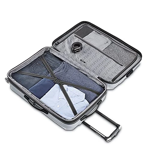 Samsonite Centric 2 Hardside Expandable Luggage With Spinner Wheels, Silver, 2-Piece Set (20/24) 5 Samsonite Centric 2 Hardside Expandable Luggage With Spinner Wheels, Silver, 2-Piece Set (20/24) - Image 5