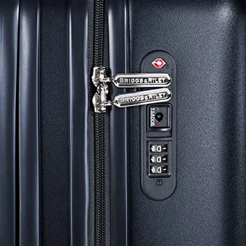 Briggs & Riley Sympatico Hardside Medium Spinner Luggage, Matte Navy, 27-Inch Checked 13 Briggs & Riley Sympatico Hardside Medium Spinner Luggage, Matte Navy, 27-Inch Checked - Image 13