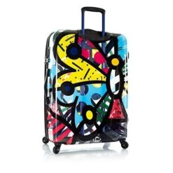 Heys Britto 30" Spinner Luggage Transparent (Transparent Butterfly) -Samsonite || American Tourister || Travelpro Sales 51tlGGzCd1L