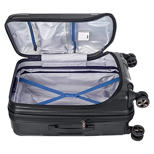 DELSEY Paris Eclipse DLX Expandable Luggage With Spinner Wheels, Black, Carry-on 21 Inch 2 DELSEY Paris Eclipse DLX Expandable Luggage With Spinner Wheels, Black, Carry-on 21 Inch - Image 2