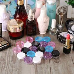Accmor 100 Pieces 3g Empty Sample Containers With Pink Lids Cosmetic Jars With 5 Pieces Mini Spatulas -Samsonite || American Tourister || Travelpro Sales 61DnoeMHwlL