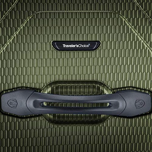Traveler's Choice Maxporter II 30" Hardside Spinner Trunk Luggage, Dark Green 6 Traveler's Choice Maxporter II 30" Hardside Spinner Trunk Luggage, Dark Green - Image 6