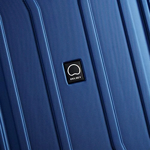 DELSEY Paris 40207982002 Cruise Lite Hardside 2.0 Expandable Luggage, Spinner Wheels, Blue, Checked-Medium 25 Inch 6 DELSEY Paris 40207982002 Cruise Lite Hardside 2.0 Expandable Luggage, Spinner Wheels, Blue, Checked-Medium 25 Inch - Image 6