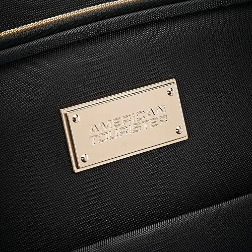 American Tourister Belle Voyage Softside Luggage With Spinner Wheels, Black, Checked-Medium 25-Inch 2 American Tourister Belle Voyage Softside Luggage With Spinner Wheels, Black, Checked-Medium 25-Inch - Image 2