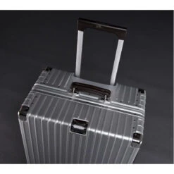 Aluminum Magnesium Designer Luggage Male And Female Universal Wheel -Samsonite || American Tourister || Travelpro Sales Aluminum Magnesium Designer Luggage Male And Female Universal Wheel Boarding Trolley Case Password Aluminum Frame Suitcase