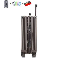 Aluminum Magnesium Designer Luggage Male And Female Universal Wheel -Samsonite || American Tourister || Travelpro Sales Aluminum Magnesium Designer Luggage Male And Female Universal Wheel Boarding Trolley Case Password Aluminum Frame Suitcase.jpg 640x640 5ce930e9 88dc 40ca 85f3 3fc5c0660290