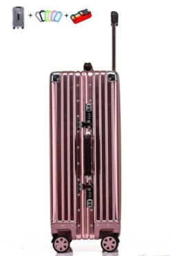 Aluminum Magnesium Designer Luggage Male And Female Universal Wheel -Samsonite || American Tourister || Travelpro Sales Aluminum Magnesium Designer Luggage Male And Female Universal Wheel Boarding Trolley Case Password Aluminum Frame Suitcase.jpg 640x640 95bce39f 9a33 4d0a 9da1 b7c99802728f