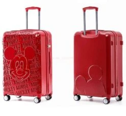 Disney Children's Luggage Cute Mickey Boarding Cartoon Fashion 20" 16 Disney Children's Luggage Cute Mickey Boarding Cartoon Fashion 20" -Samsonite || American Tourister || Travelpro Sales Disney Children s Luggage Cute Mickey Boarding Cartoon Fashion 20 Trolley Case Omni Directional Wheel Travel