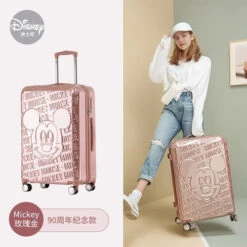 Disney Children's Luggage Cute Mickey Boarding Cartoon Fashion 20" 22 Disney Children's Luggage Cute Mickey Boarding Cartoon Fashion 20" -Samsonite || American Tourister || Travelpro Sales Disney Children s Luggage Cute Mickey Boarding Cartoon Fashion 20 Trolley Case Omni Directional Wheel Travel.jpg 640x640 dba66fed 5628 443f b16b fea098355bc7