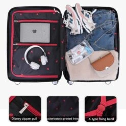 Disney Children's Luggage Cute Mickey Boarding Cartoon Fashion 20" 14 Disney Children's Luggage Cute Mickey Boarding Cartoon Fashion 20" -Samsonite || American Tourister || Travelpro Sales Disney Children s Luggage Cute Mickey Boarding Cartoon Fashion 20 Trolley Case Omni Directional Wheel Travel 52d76cb2 514e 42f3 8eb6 f8c91b22068c