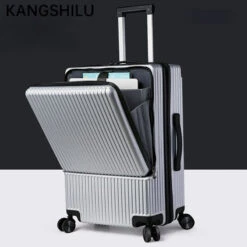 KANGSHILU Aluminum Frame 20 Inches Travel Suitcases Universal Wheel -Samsonite || American Tourister || Travelpro Sales KANGSHILU Aluminum Frame 20 Inches Travel Suitcases Universal Wheel Trolley PC Box Trolley Luggage Bag Men