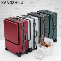 KANGSHILU Aluminum Frame 20 Inches Travel Suitcases Universal Wheel -Samsonite || American Tourister || Travelpro Sales KANGSHILU Aluminum Frame 20 Inches Travel Suitcases Universal Wheel Trolley PC Box Trolley Luggage Bag Men 7a3cb713 de3d 41a8 8fe9 2a609cda9c37
