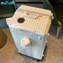 MIFUNY Travel Luggage With Cup Holder Aluminum Frame Suitcase Large -Samsonite || American Tourister || Travelpro Sales MIFUNY Travel Luggage with Cup Holder Aluminum Frame Suitcase Large Capacity Carry on Luggage Pull Rod.jpg 640x640 59c7eedf ab62 48f7 b900 99c36ff5cf55