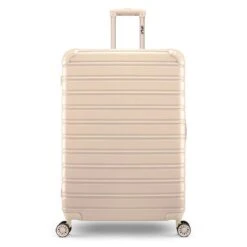IFLY 28" Hardside Luggage Fibertech Checked Luggage, Champagne| |